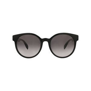 Alexander McQueen Round-Frame Acetate Sunglasses Black Womens